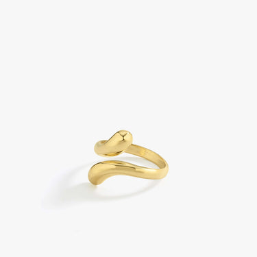 Snake Ring Women | 14K Gold Vermeil - Mionza Jewelry-14k gold snake ring, animal ring, gift for her, gold snake ring, open ring, rings snake, serpent ring, silver snake ring, snake gold ring, snake lover gift, snake ring womens, snake silver ring, summer jewelry