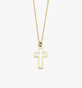 Small Cross Necklace | 14K Solid Gold - Mionza Jewelry-1 year old girl gift, Baby Girl Cross, Baptism Gift, Baptism Gift for Her, Christian Necklace, Confirmation Gift, Cross Necklace Gold, Cross Necklace Women, gift for women, gold cross necklace, gold cross pendant, small cross necklace, tiny cross necklace, Tiny Cross Pendant