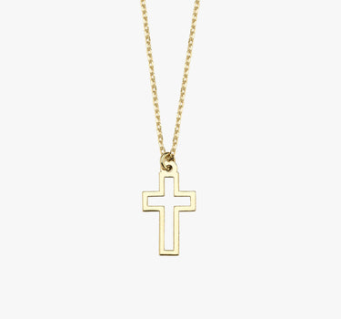 Small Cross Necklace | 14K Solid Gold - Mionza Jewelry-1 year old girl gift, Baby Girl Cross, Baptism Gift, Baptism Gift for Her, Christian Necklace, Confirmation Gift, Cross Necklace Gold, Cross Necklace Women, gift for women, gold cross necklace, gold cross pendant, small cross necklace, tiny cross necklace, Tiny Cross Pendant