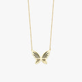 Butterfly Necklace | 14K Solid Gold - Mionza Jewelry-14K Gold Butterfly, butterfly charm, butterfly charms, butterfly choker, butterfly lover gift, butterfly necklace, butterfly necklace gold, butterfly pendant, dainty necklace, gift for her, gold butterfly, gold butterfly jewelry, gold butterfly necklace, gold charm necklace