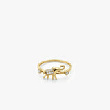 Dainty Elephant Ring | 14K Solid Gold