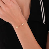 Gold Rosary Bracelet | 14K Solid Gold