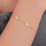 Miraculuos Medal Bracelet | 14K Solid Gold