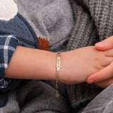 Personalized Baby Bracelet with Name | 14K Solid Gold