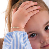 Personalized Baby Bracelet with Name | 14K Solid Gold