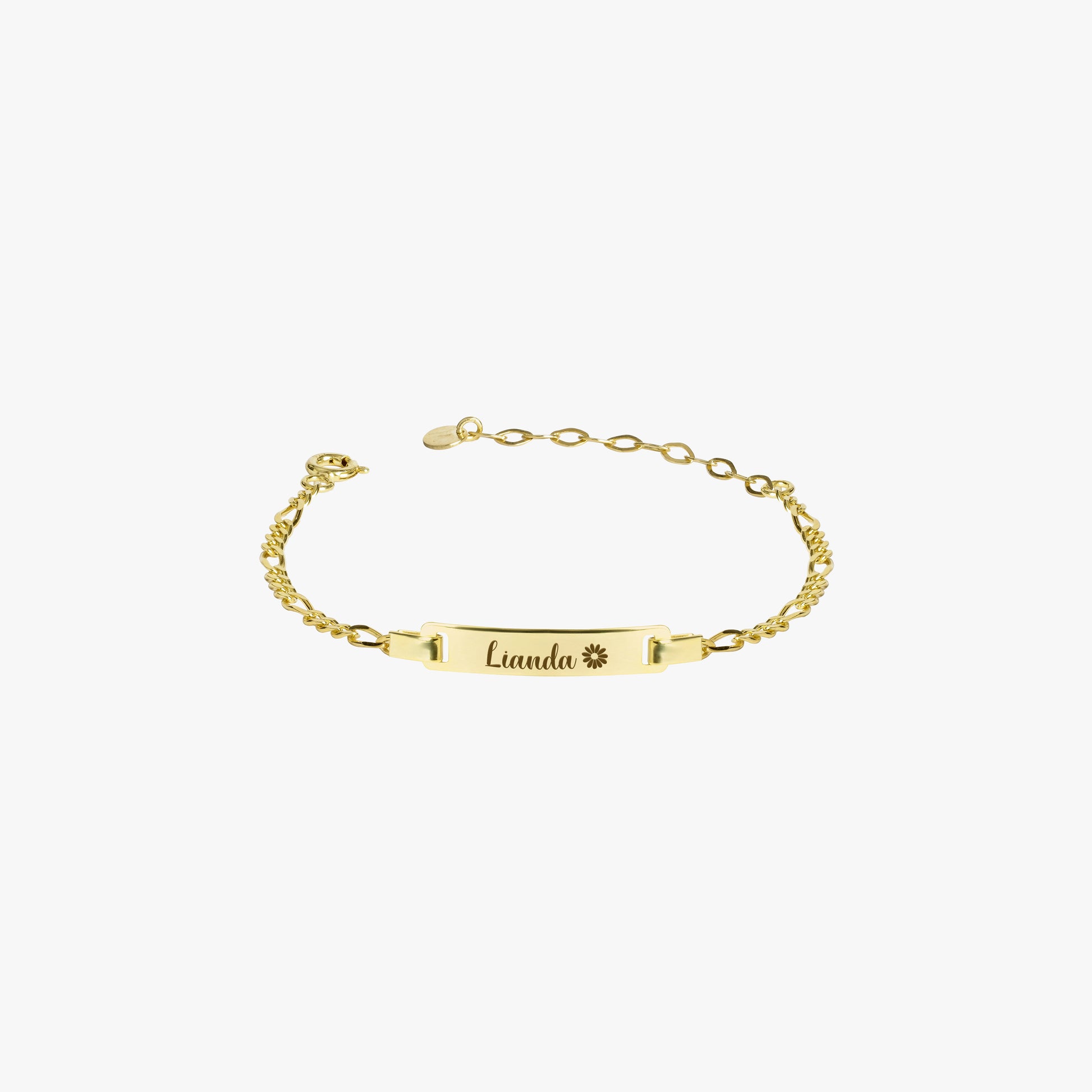 Baby Gold Bracelet with Name | 14K Solid Gold