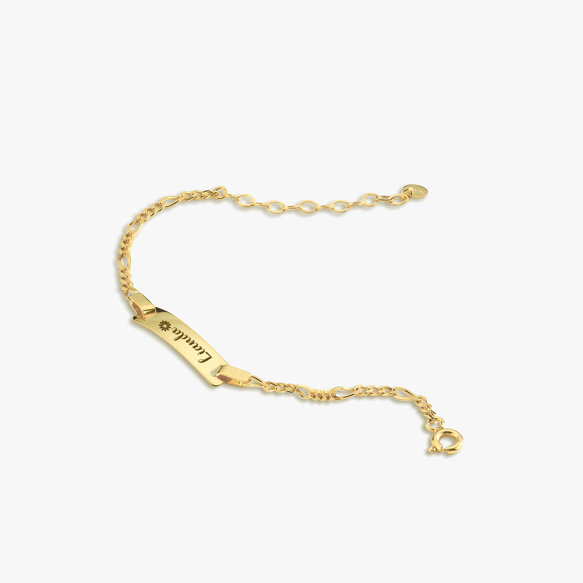 Baby Gold Bracelet with Name | 14K Solid Gold