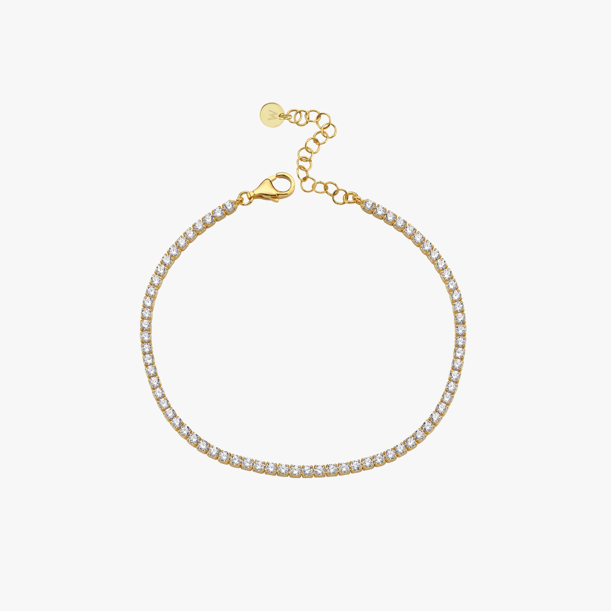 Tennis Bracelet | 18K Gold Vermeil