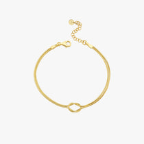 Knot Bracelet in 14K Gold Vermeil