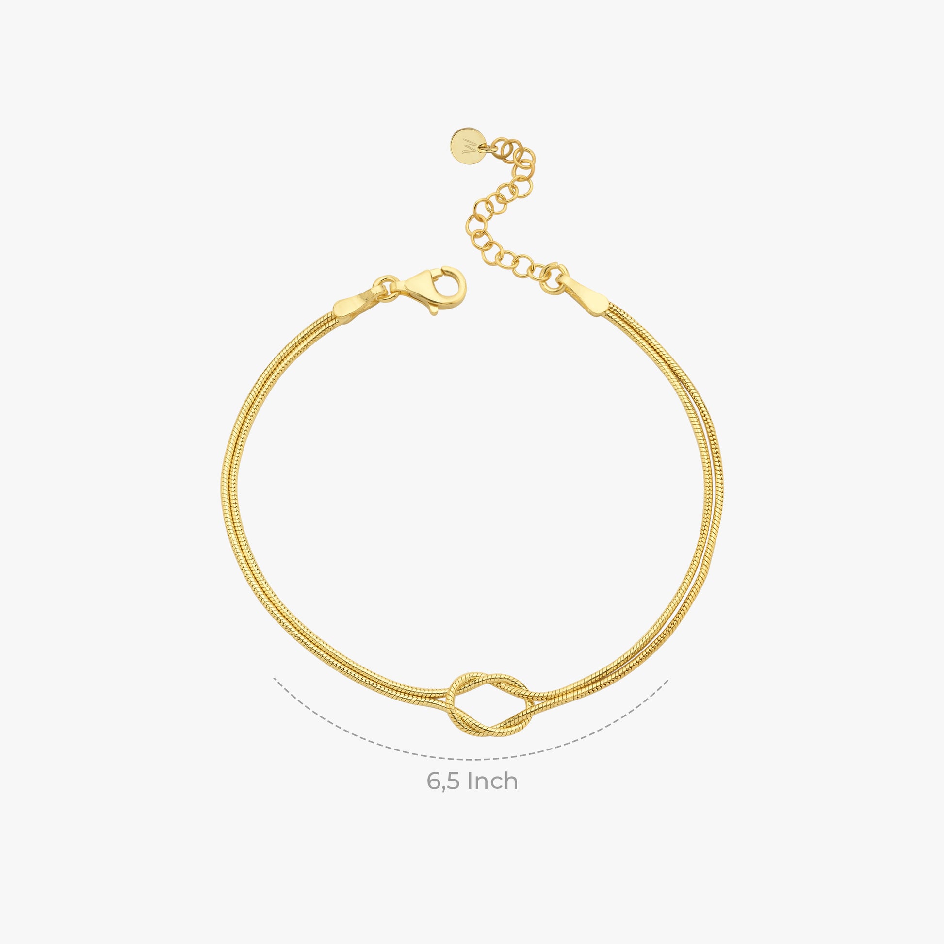 Knot Bracelet | 14K Gold Vermeil