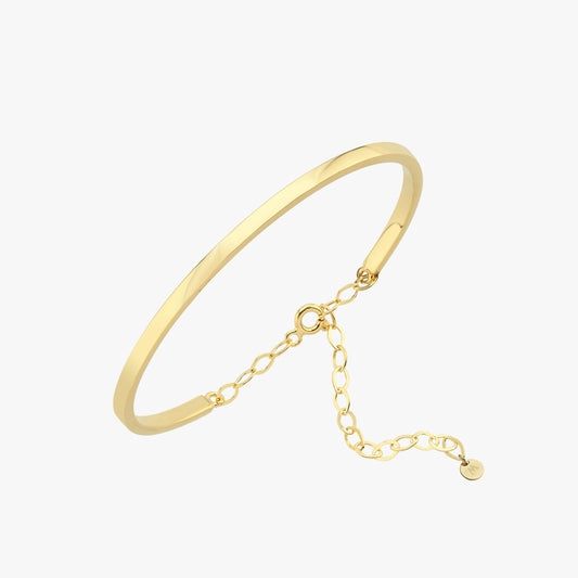 Thin Bangle Bracelet | 18K Gold Vermeil