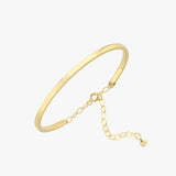 Thin Bangle Bracelet | 18K Gold Vermeil