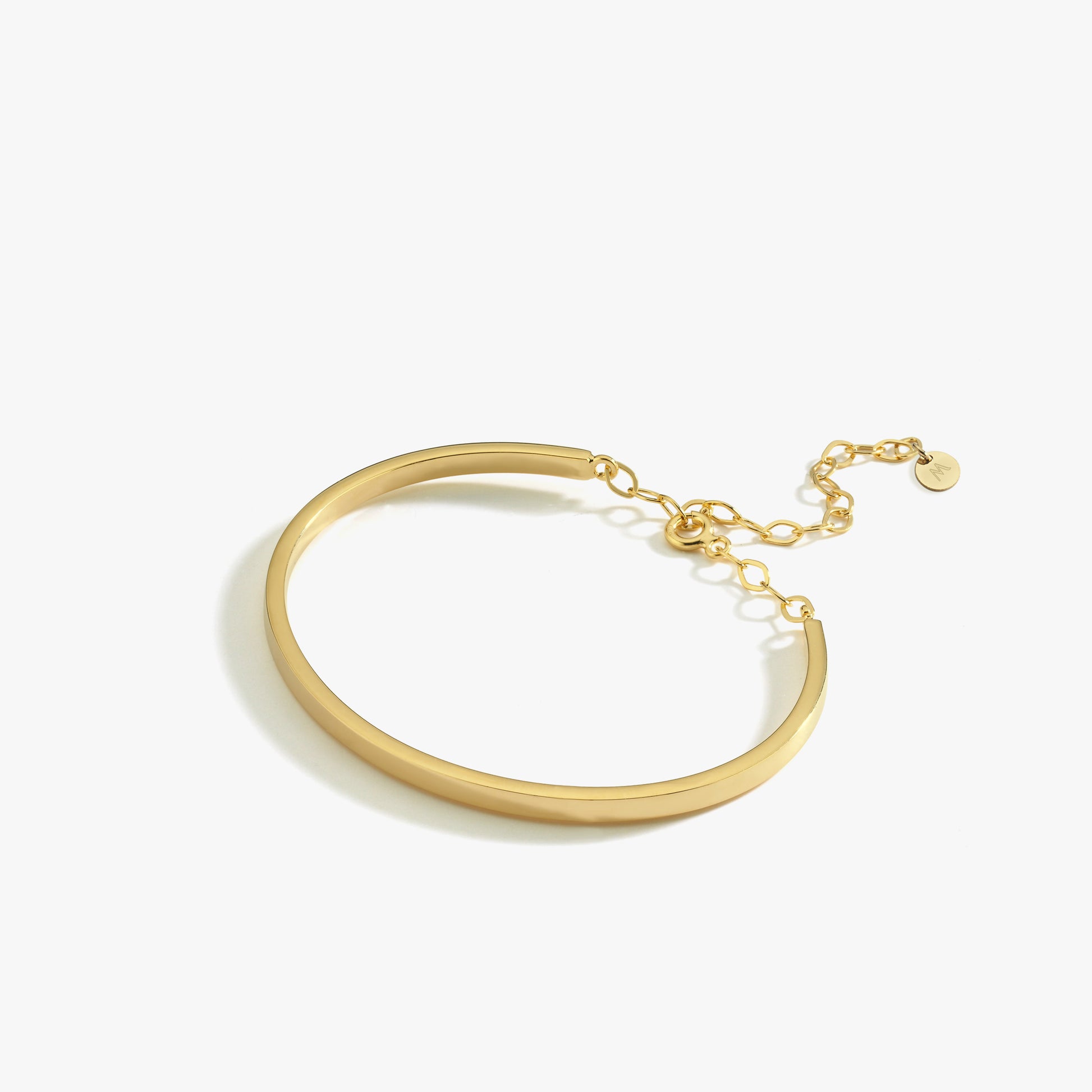 Thin Bangle Bracelet | 18K Gold Vermeil