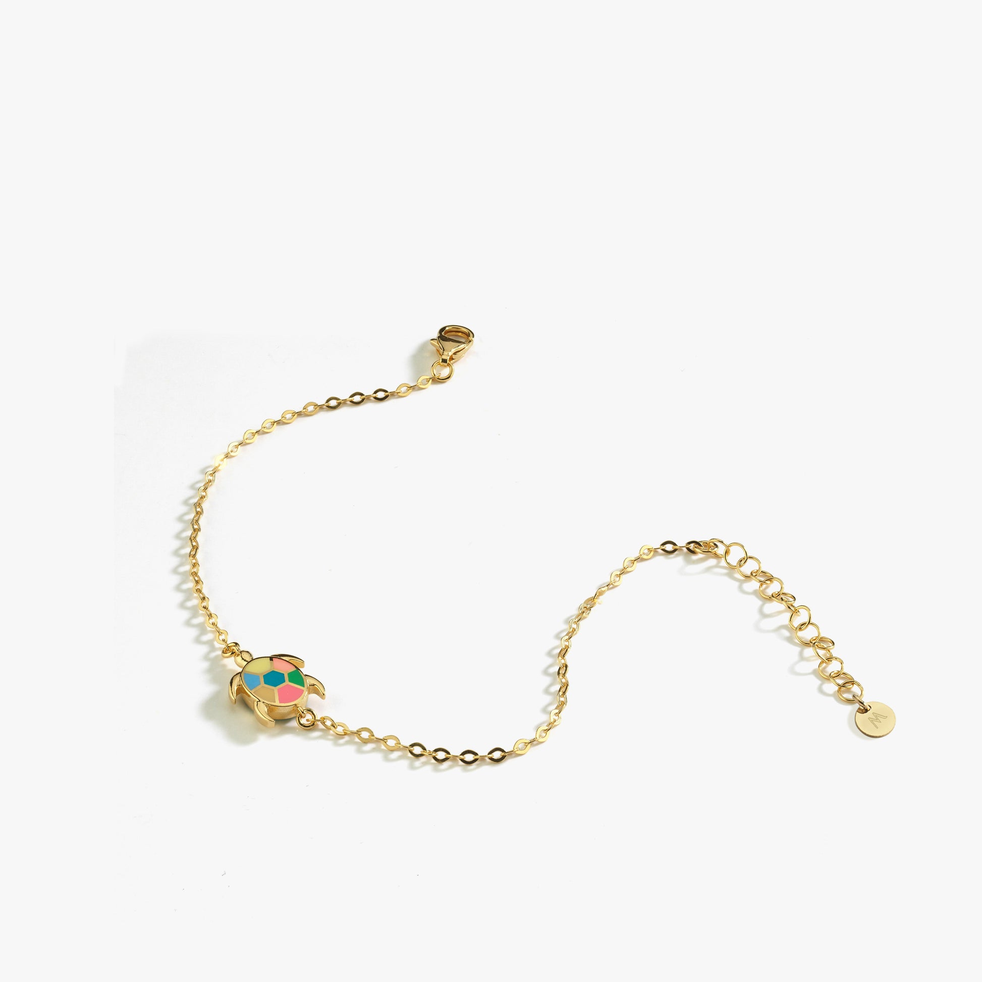Evil Eye and Turtle Bracelet | 18K Gold Vermeil