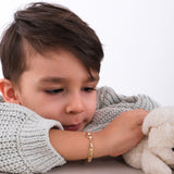 Personalized Rainbow Baby Gold Bracelet | 14K Solid Gold