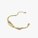 Personalized Rainbow Baby Gold Bracelet | 14K Solid Gold