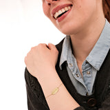 Custom Engraved Bracelet | 14K Solid Gold