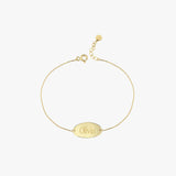 Custom Engraved Bracelet | 14K Solid Gold