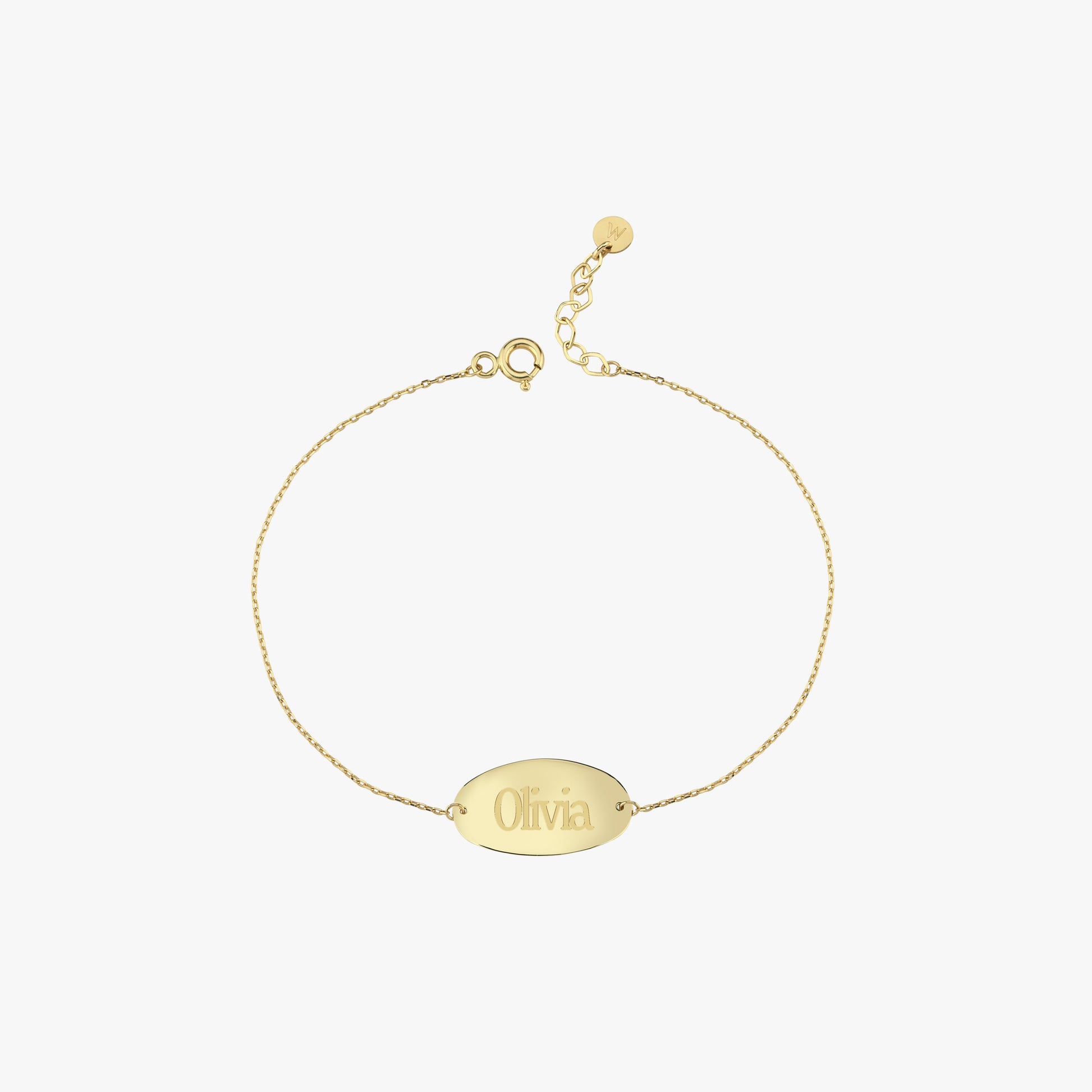 Custom Engraved Bracelet | 14K Solid Gold
