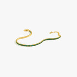 Dainty Tennis Bracelet | 18K Gold Vermeil