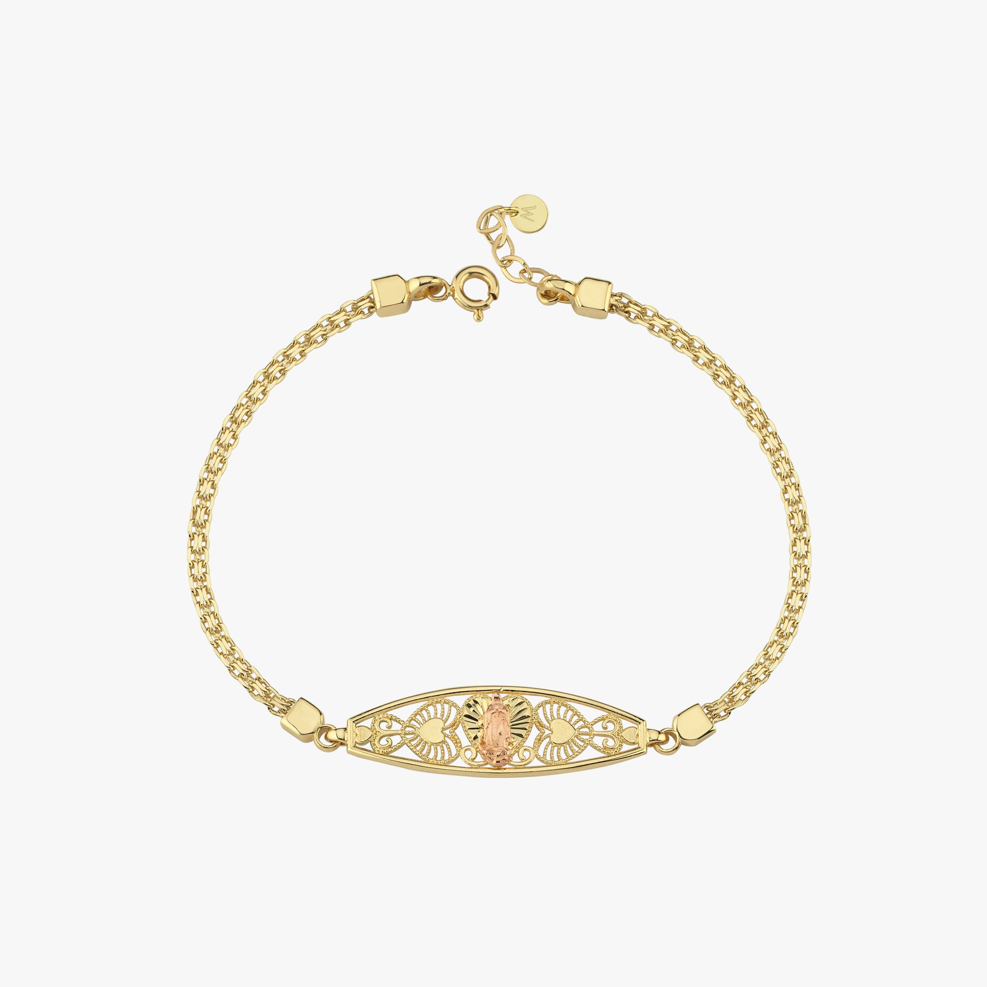 Virgin Mary Bracelet | 14K Solid Gold