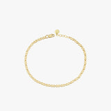 Chain Link Bracelet | 14K Solid Gold