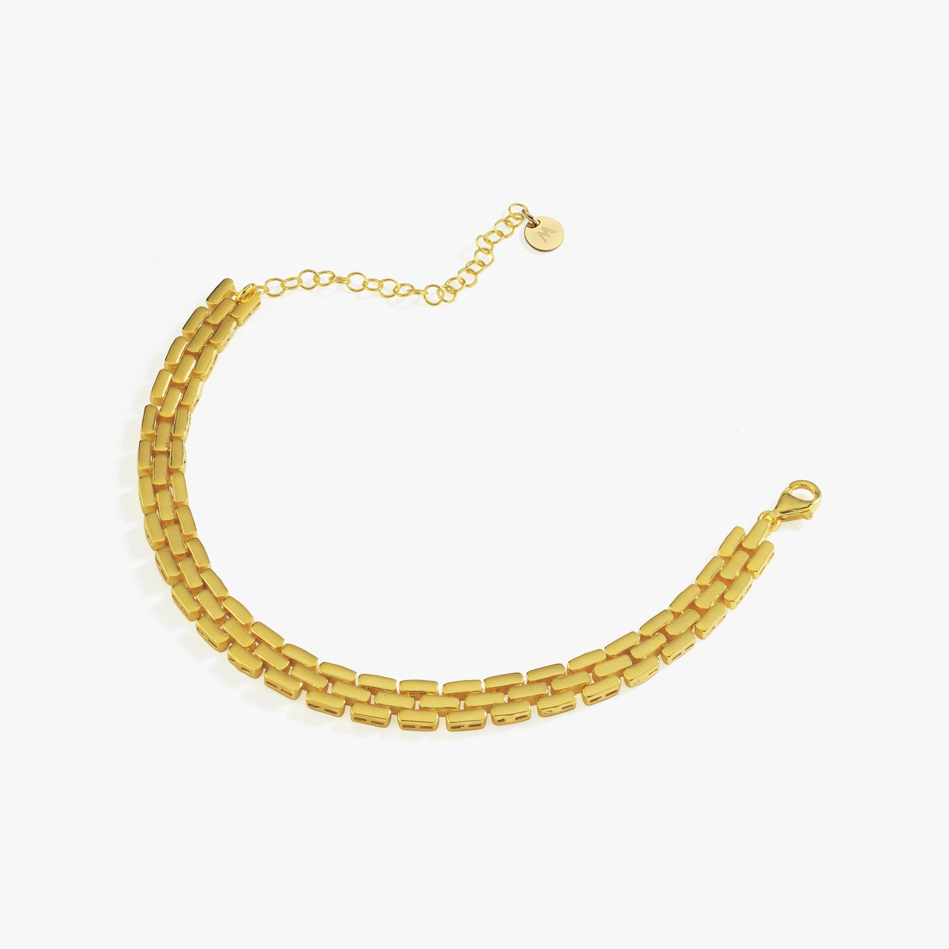 Panther Link Bracelet | 18K Gold Vermeil