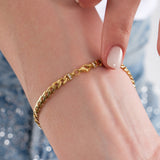 Hamsa Evil Eye Cuban Link Bracelet