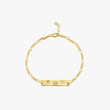 Personalized Birth Flower Garden Bracelet