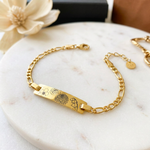 Personalized Birth Flower Garden Bracelet