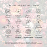 Personalized Birth Flower Garden Bracelet