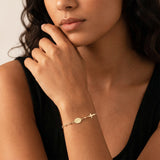 St. Jude Catholic Medal Bracelet | 14K Solid Gold