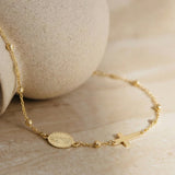 St. Jude Catholic Medal Bracelet | 14K Solid Gold