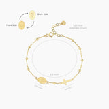 St. Jude Catholic Medal Bracelet | 14K Solid Gold