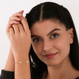 St. Hildegard Catholic Medal Bracelet | 14K Solid Gold