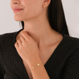 St. Hildegard Catholic Medal Bracelet | 14K Solid Gold