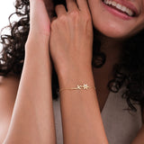December Birth Flower Bracelet | 18K Gold Vermeil