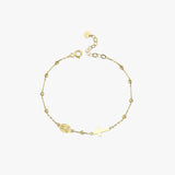 St. Catherine Catholic Medal Bracelet | 14K Solid Gold
