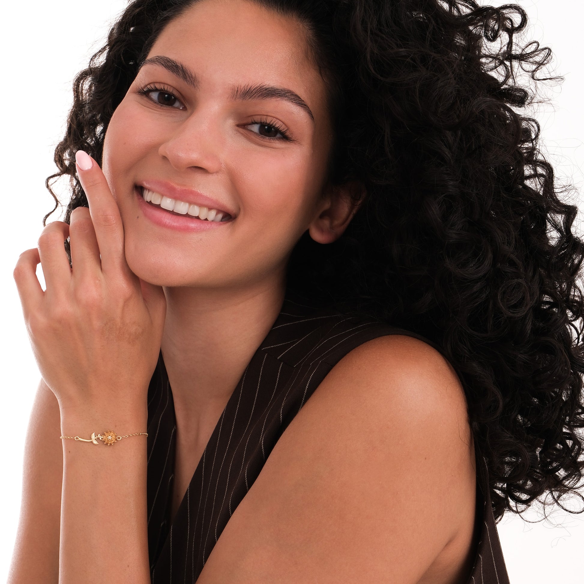 November Birth Flower Bracelet | 18K Gold Vermeil