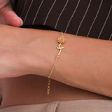 November Birth Flower Bracelet | 18K Gold Vermeil