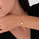 St. Elizabeth Catholic Medal Bracelet | 14K Solid Gold