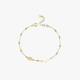 St. Elizabeth Catholic Medal Bracelet | 14K Solid Gold