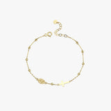 St. Maria Goretti Catholic Medal Bracelet | 14K Solid Gold