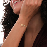 October Birth Flower Bracelet | 18K Gold Vermeil