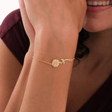October Birth Flower Bracelet | 18K Gold Vermeil