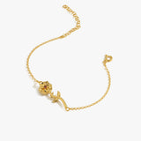 January Birth Flower Bracelet | 18K Gold Vermeil