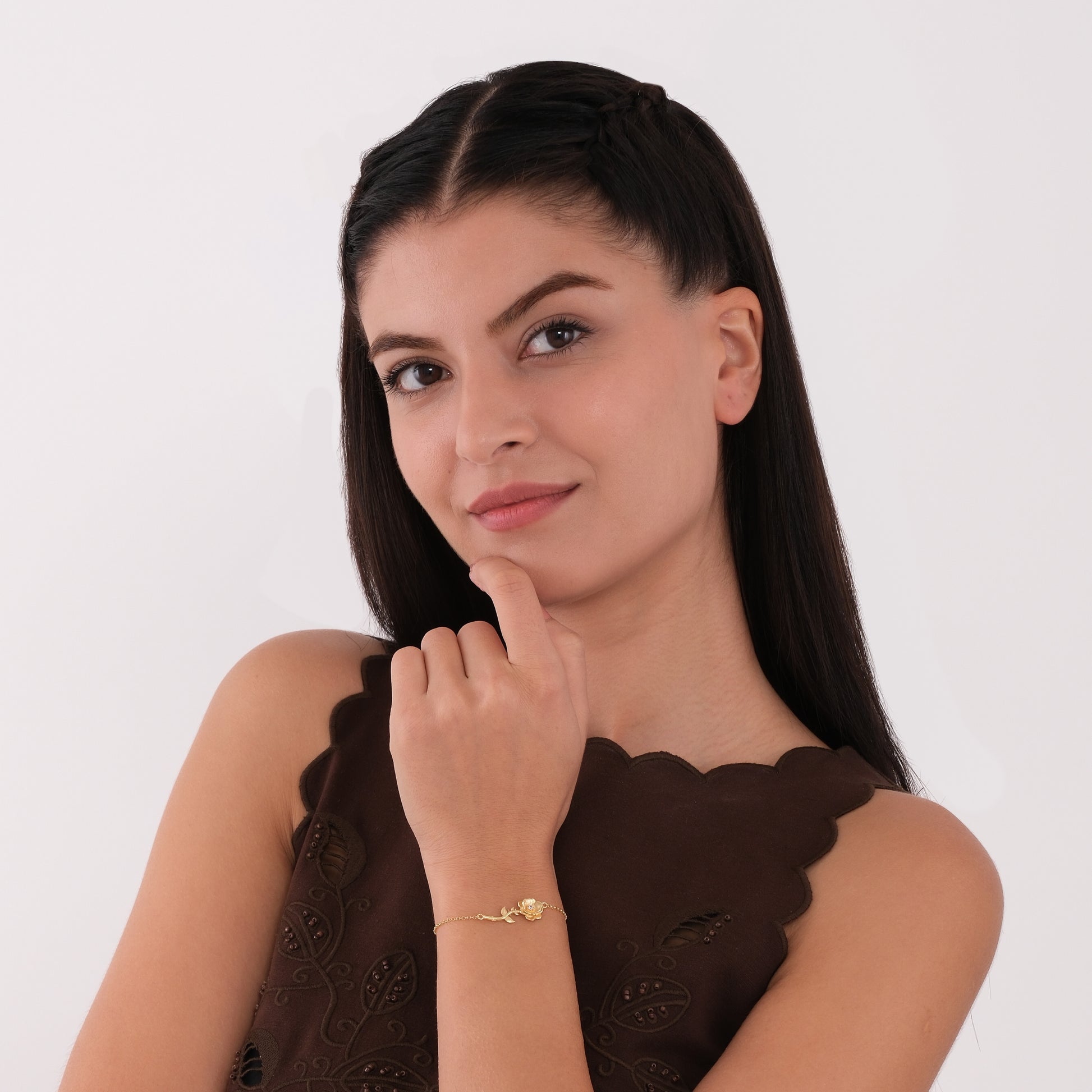 August Birth Flower Bracelet | 18K Gold Vermeil