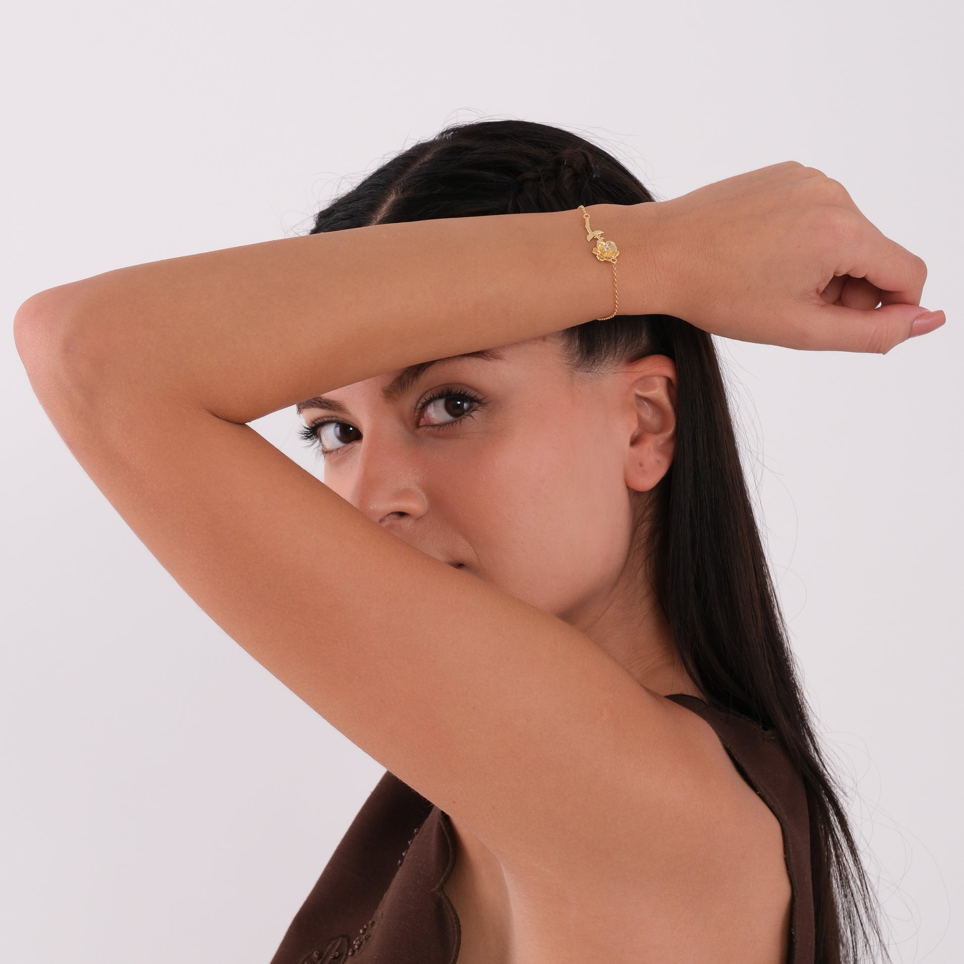 August Birth Flower Bracelet | 18K Gold Vermeil