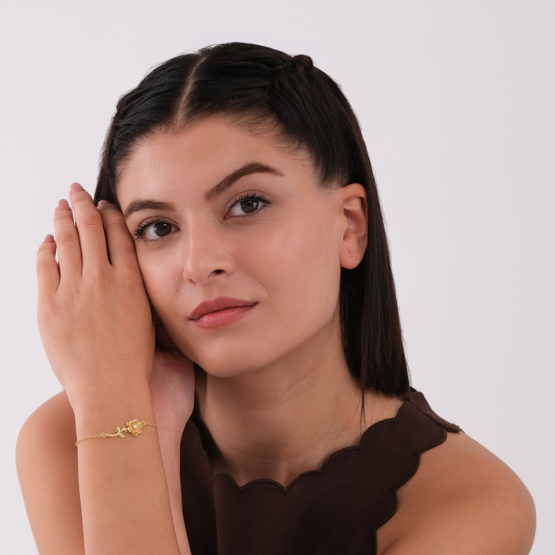 August Birth Flower Bracelet | 18K Gold Vermeil