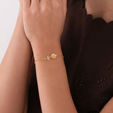 August Birth Flower Bracelet | 18K Gold Vermeil